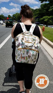 The Teddy Mommy and Me Diaper Backpack Acrylic Templates